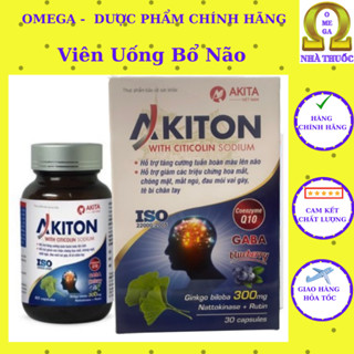  Combo 2h Bổ Não AKITON  HD 2028  - Giúp Hoạt Huyết Giảm Đau Đầu Hoa Mắt Chóng Mặt Giúp Ngủ Ngon 