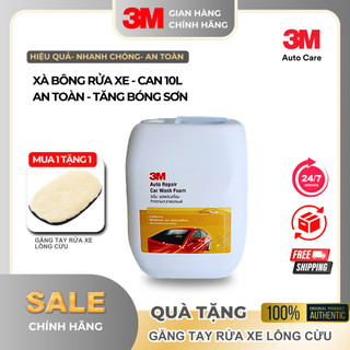 Xà bông rửa xe bọt tuyết 3m - can 10l nhập khẩu thái lan