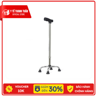 Gậy tập đi 4 chân thấp Lucass B924 - Hỗ trợ người già di chuyển đi lại vững vàng hơn
