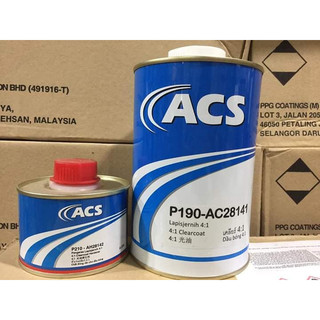 Dầu bóng P190-AC28141 hãng ACS Malaysia nhanh khô tỉ lệ 4:1 ( Sơn oto xe máy ) Keo bóng hàng nhập khẩu SONQUANGPHU8856