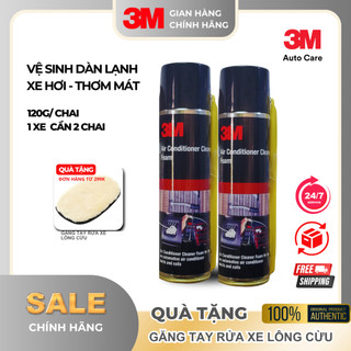 [SSPIC199K - GIẢM 10% ]Dung Dịch Vệ Sinh Dàn Lạnh Ô Tô 3M™ Air Conditioner Cleaner Foam 250ml