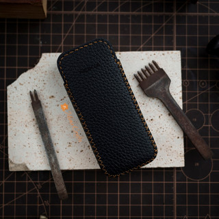 Bao da điện thoại N0KIA 6700, 8800 - Da EPSON CAO CẤP - Đồ da Handmade - Màu Đen