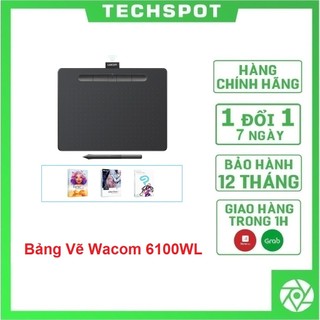 Bảng Vẽ Điện Tử Wacom 6100WL Wacom Intuos M Bluetooth | Hàng Chính Hãng | Bảo Hành 12 Tháng