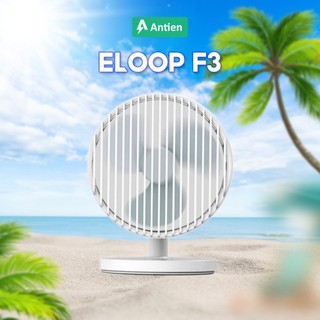 Quạt tích điện mini Eloop F3 - Pin 5000 mah, quạt trong 20 tiếng