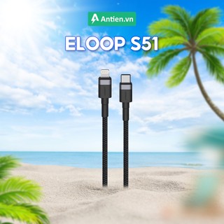 Cáp sạc eloop s51 type c to l.n