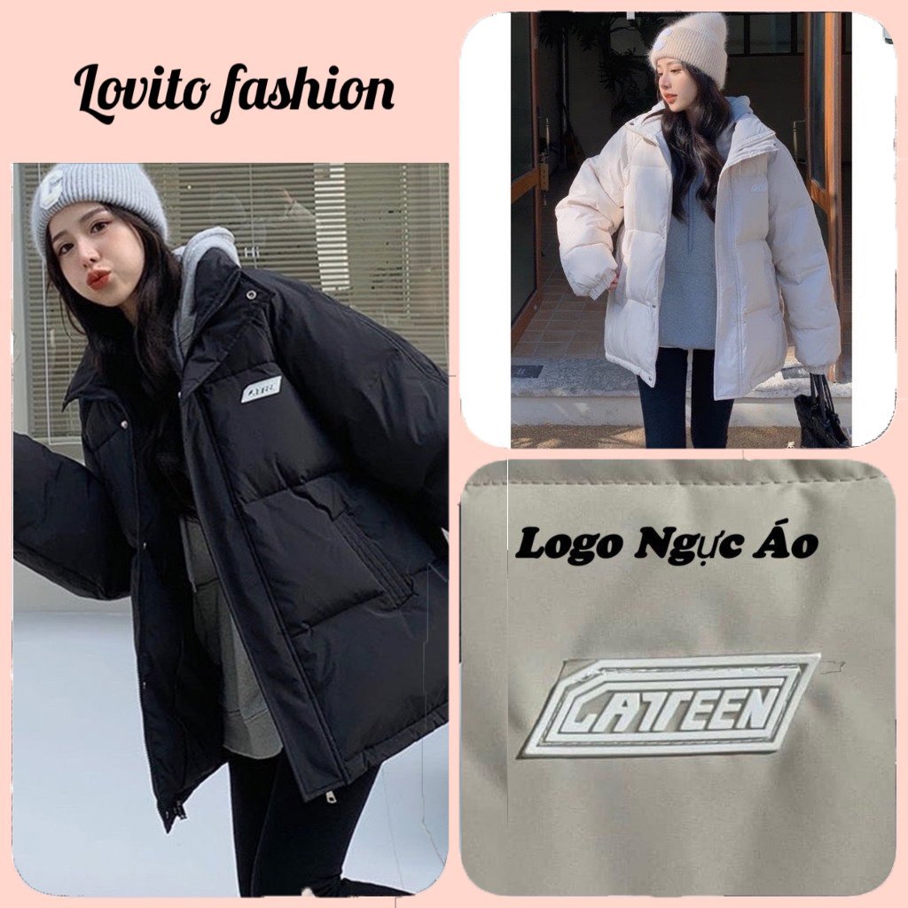 ÁO KHOÁC PHAO NAM NỮ ĐẠI HÀN - LOGO CN HÀNG CHUẨN LOẠI 1 Có Dây Rút
