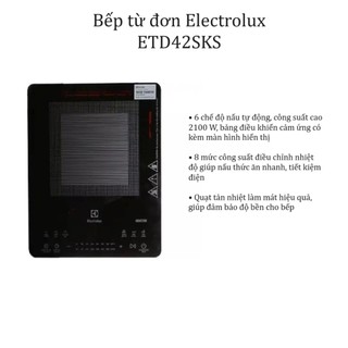 Bếp từ đơn electrolux etd42sks