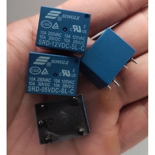 Relay 10A/5V-12V SRD (5 chân)