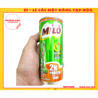 Milo lon 240ml x2 protein và canxi