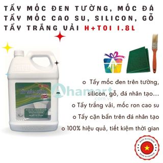 Chất tẩy mốc tường, đá nhân tạo, cao su, silicon, gỗ, tẩy trắng vải HT01 (H+T01) 1.8L