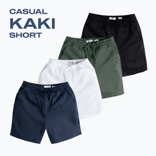 Quần short kaki nam URBAN BERMUDAS cạp chun co giãn thoải mái bền màu hạn chế nhăn dáng basic NO 2715