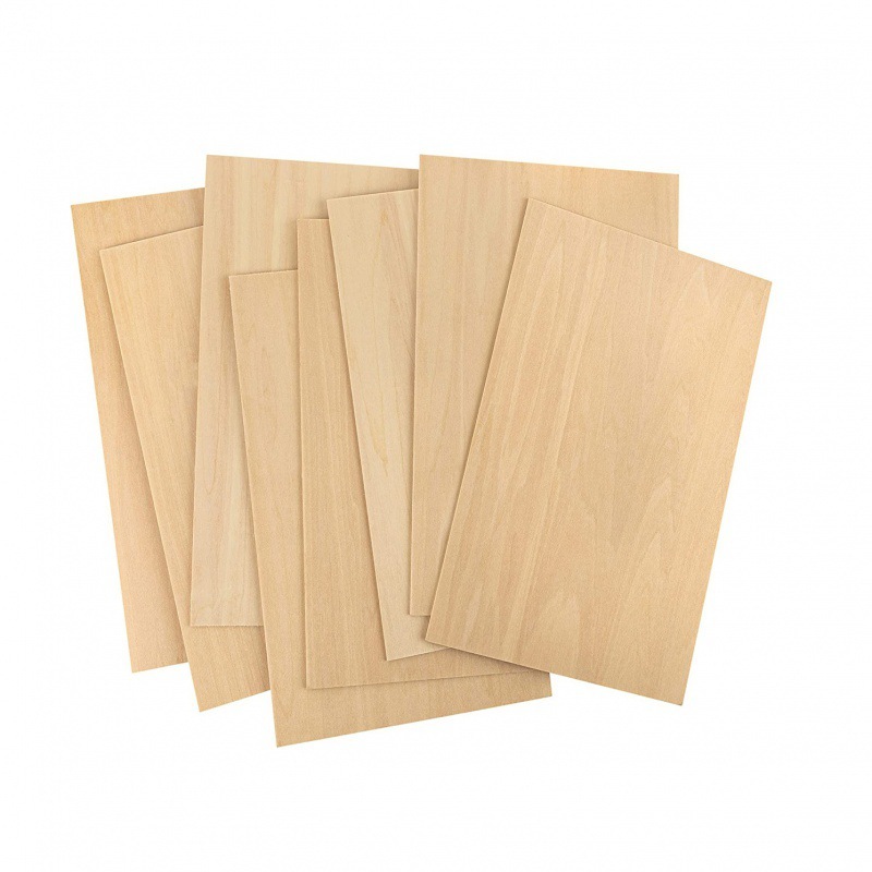 Set 10 Tấm Gỗ Plywood Độ Dày 2mm - Khổ A4 (21 x 29,7 cm)