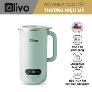 Máy Làm Sữa Hạt Olivo CB1000, Công Suất 880W, Dung Tích 1L, Chống Trào Tuyệt Đối, Nắp Inox Kết Hợp Kính Cường Lực.