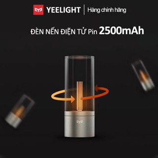  Đèn Ngủ led Đèn Nến Điện Tử Yeelight,Pin 2500mAh,Điều chỉnh độ sáng xoay Tạo Không Gian Ấm Áp 
