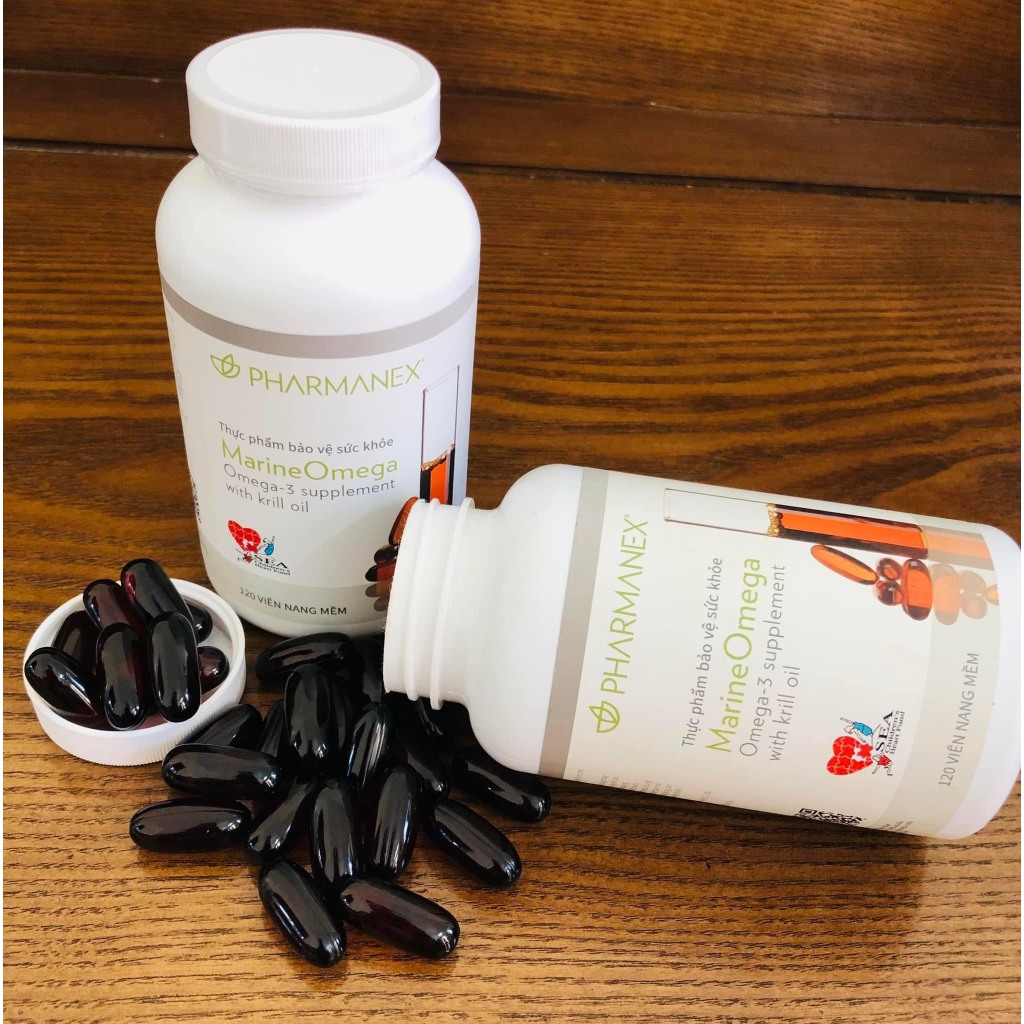 Date/2026 Dầu Cá Nhuyễn Thể Krill Oil Marine Omega 3 Nuskin (120 viên)