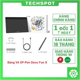 Bảng Vẽ Điện Tử XP-Pen Deco Fun S 6x4inch Android Cảm Ứng Nghiêng | Hàng Chính Hãng | Bảo Hành 18 Tháng