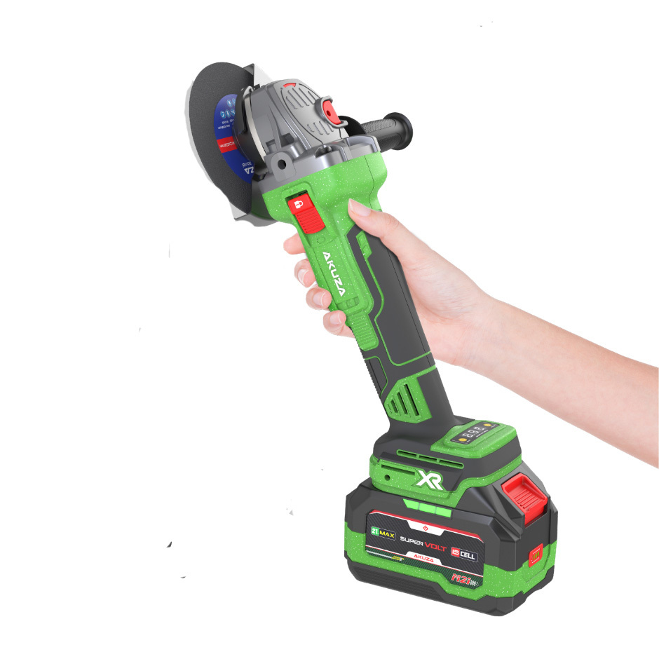Máy mài pin AKUZA 01BL cao cấp không chổi than có chỉnh lực điện tử, pin 15 cell