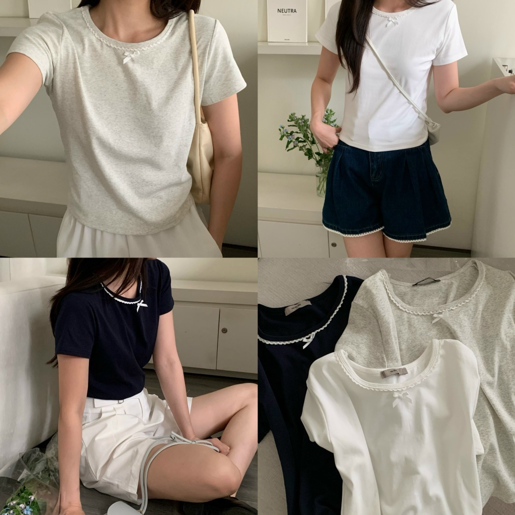 NUTCLOSET - Babytee đính nơ 005_A1462