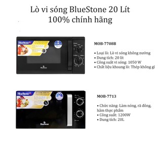 Lò vi sóng bluestone 20 lít mob-7708b - mob-7713