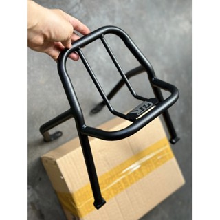 Phụ kiện xe máy - Baga trước bảo vệ đầu đèn cho xe Yamaha PG-1, baga mũi xe PG1 màu đen mờ