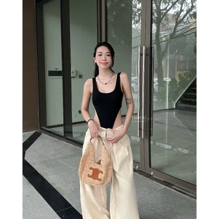 [ THIẾT KẾ MỚI ] Set Bodysuit Quần Dài Phối Ren