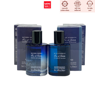 Bộ đôi nước hoa nam Blue Eternity và Natural Energry 50ml chính hãng Miniso