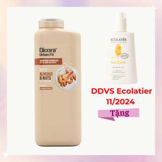 Sữa tắm Dicora Urban Fit Almonds & Nuts Vitamin B 400ml - BioTopcare Official