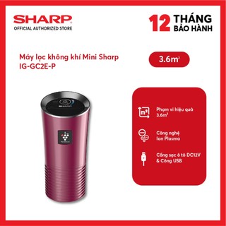 Máy lọc không khí trên ô tô sharp ig-gc2e-p