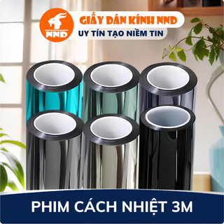Phim Dán Kính Cách Nhiệt 3M Phản Quang Siêu Chống Nóng Khổ 1.52m Đủ Màu Xanh, Đen, Bạc