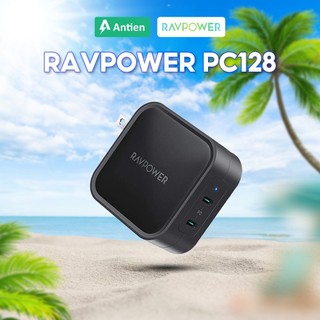 Sạc RavPower RP-PC128, 2 USB-C PD 90W Chính Hãng