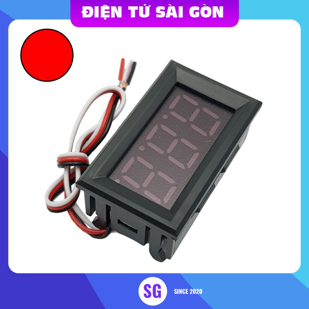 Đồng hồ đo áp 3 dây 0~30VDC - 14B7