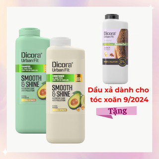 Dầu gội - xả Dicora Urban Fit chiết xuất trái Bơ dành cho mọi loại tóc 400ml - BioTopcare Official
