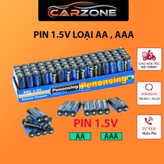 VỈ 4 Pin tiểu AA, AAA lắp đồ chơi, remote, pin tiểu 2A, 3A 1.5v chính hãng lắp điều khiển, đồng hồ