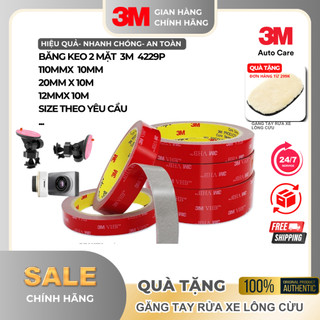 Băng Keo cường lực 2 mặt  3M™  Acrylic Foam Tape 4229P- Độ bám dính cao, lắp ráp nội ngoại thất, vật dụng gia đình....