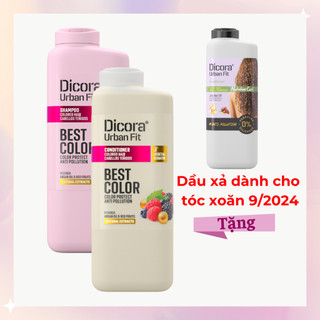 Dầu gội - xả Dicora Urban Fit chiết xuất tinh dầu Argan dành cho tóc nhuộm 400ml - BioTopcare Official