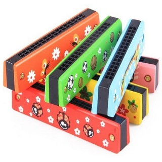 Kèn Harmonica, Đồ chơi Nhạc cụ, Kèn harmonica gỗ, Đồ chơi cho bé