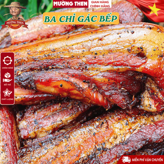  Thịt Ba Chỉ Heo Hun Khói Tây Bắc  Kèm Chẩm Chéo  Thịt Ba Chỉ Lợn Đen Gác Bếp Mường Then 