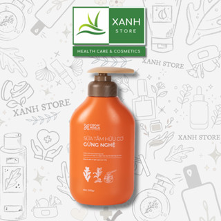 Sữa tắm thảo dược gừng nghệ Cỏ Cây Hoa Lá - An toàn lành tính - Dùng được cho mẹ bầu và sau sinh