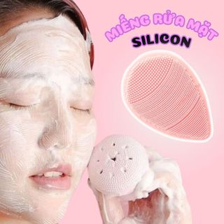 Miếng rửa mặt silicon và dụng cụ tẩy da chết bạch tuộc matxa mặt V-line lấy mụn đầu đen ở mũi