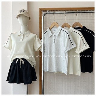 Áo polo viền vai #8817