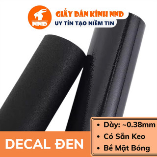 Decal Màu Đen Dán Kính, Dán Xe, Dán Tường Khổ 1.2m