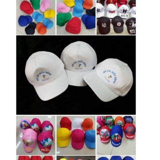 Mũ in logo công ty theo yêu cầu.