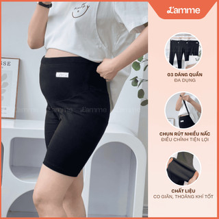 Quần legging bầu cạp chun hè chất liệu thoáng mát thiết kế BY L'AMME