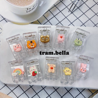 Kẹp tóc càng cua kiểu hàn quốc kẹp tóc hình thú tram.bella