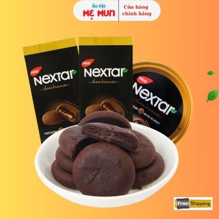 Bánh mì nextar nabati socola hộp 112g - 8 cái, bánh nabati nextar socola chảy - tiệm ăn vặt mẹ mun