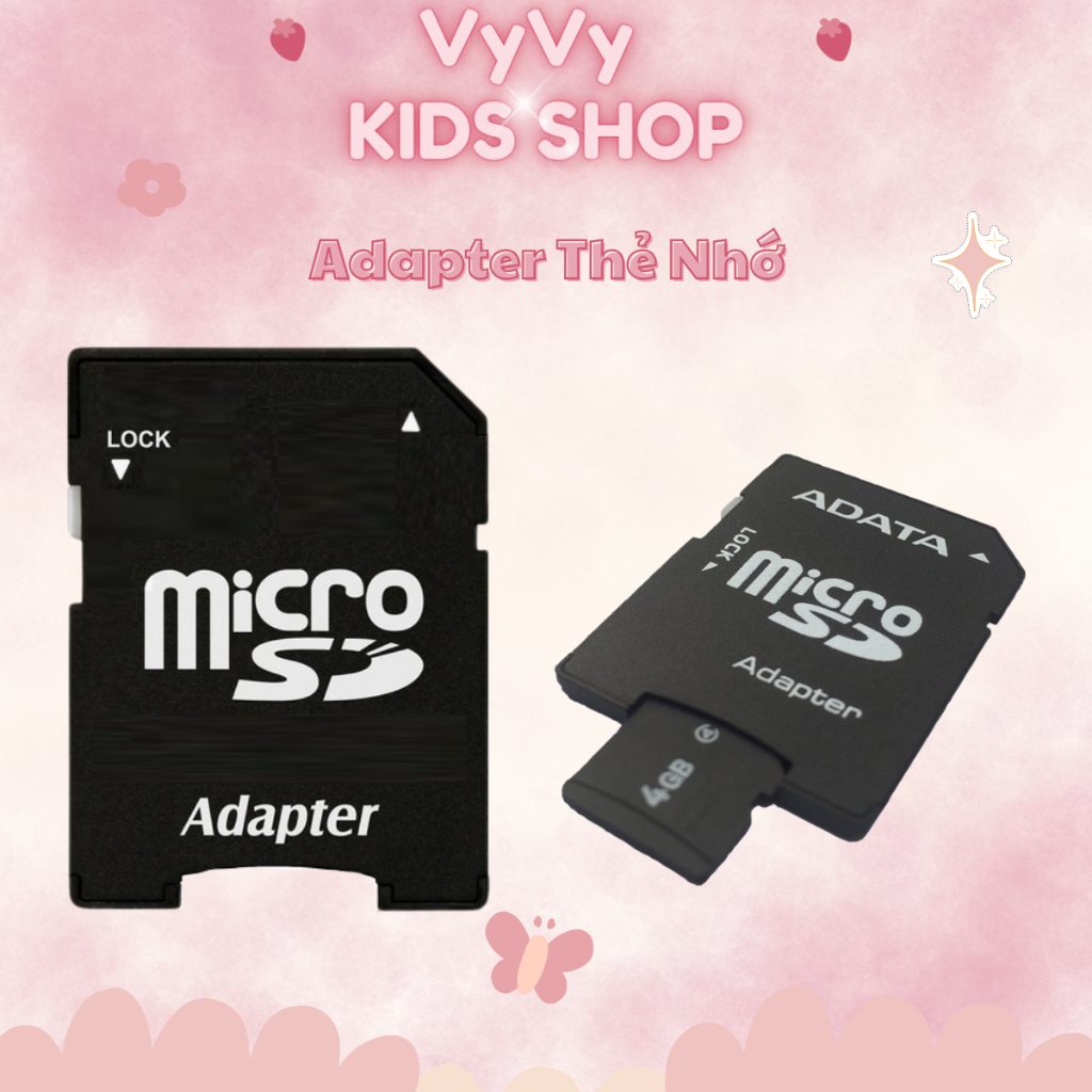 Adapter Thẻ Nhớ Chuyển Đổi Micro SD Sang SD - Adapter