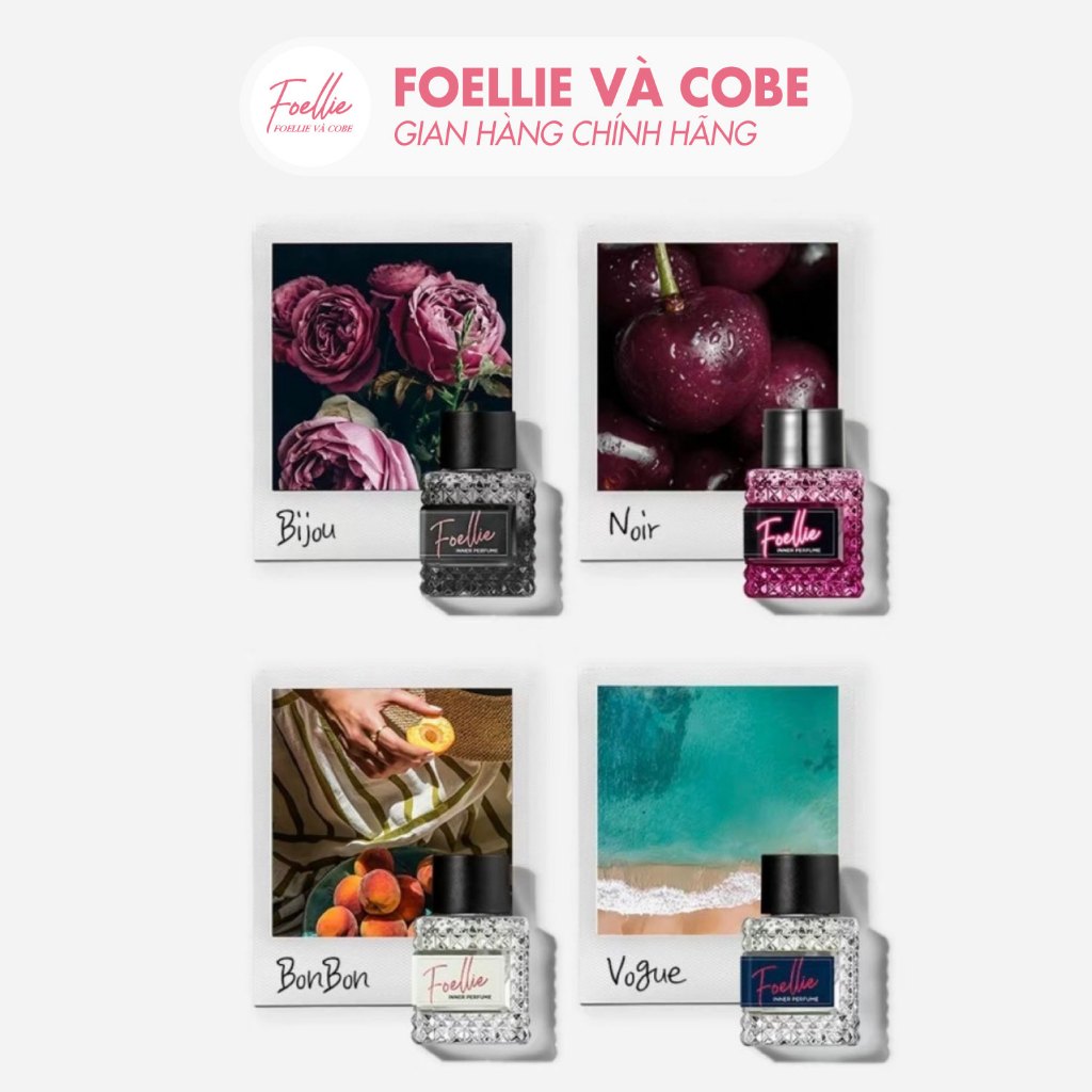 Nước Hoa Vùng Kín Foellie Perfume Hương Thơm Ngọt Ngào, Ngăn Ngừa Vi Khuẩn, Dành Cho Mọi Loại Da 10ml