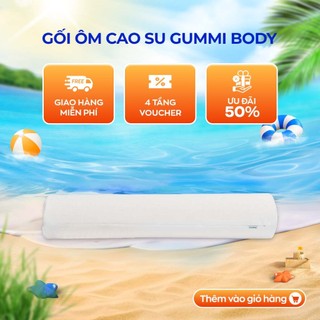 Gối ôm cao su thiên nhiên Gummi Body 20x100cm đàn hồi tốt, nâng đỡ tối ưu tư thế nằm nghiêng