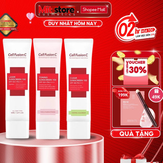 Kem Chống Nắng Cell Fusion C 100 SPF50+ PA +++ Hàn Quốc Dưỡng Trắng và Nâng Tone cho mọi loại da 50g