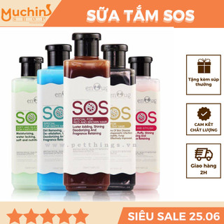 Sữa tắm SOS, Sữa tắm SOS cho chó mèo Chai 530ml Hàng Chính Hãng - Muchinshop
